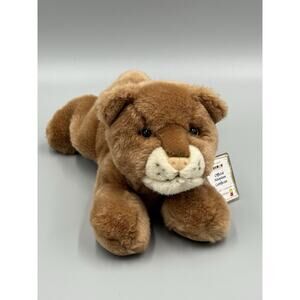 Aurora Mountain Lion Wild Cat Beanbag Plush 12” Stuffed Animal